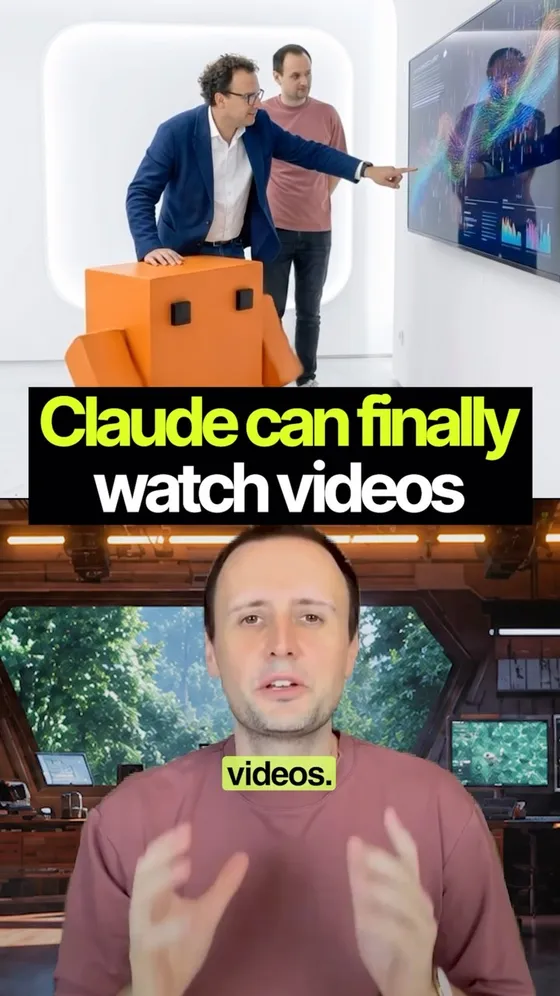Video cover: The two tools that let Claude watch a video