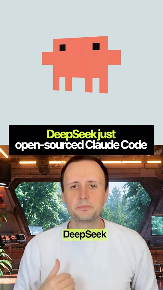 Video cover: DeepSeek's open-source Claude Code