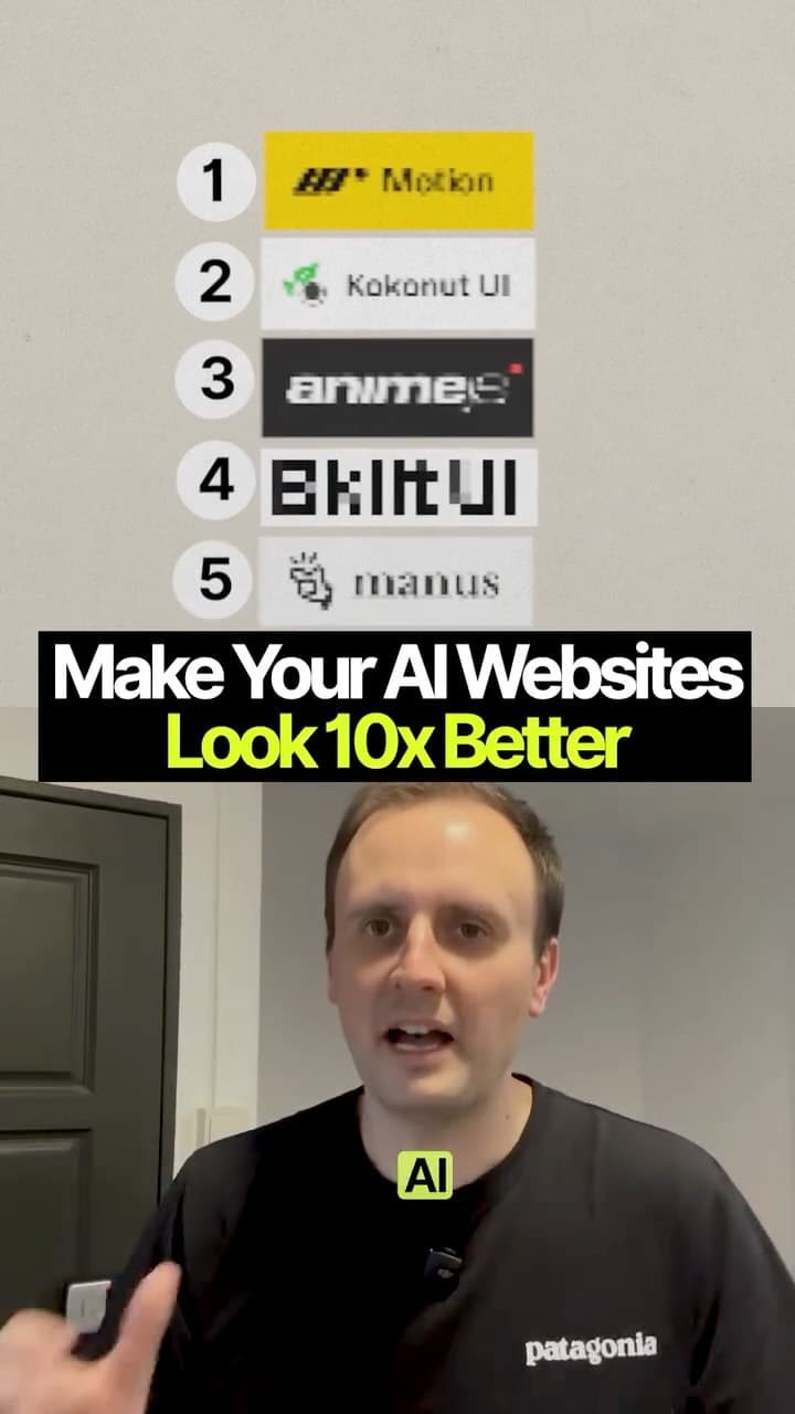 Video cover: Stop building boring AI websites